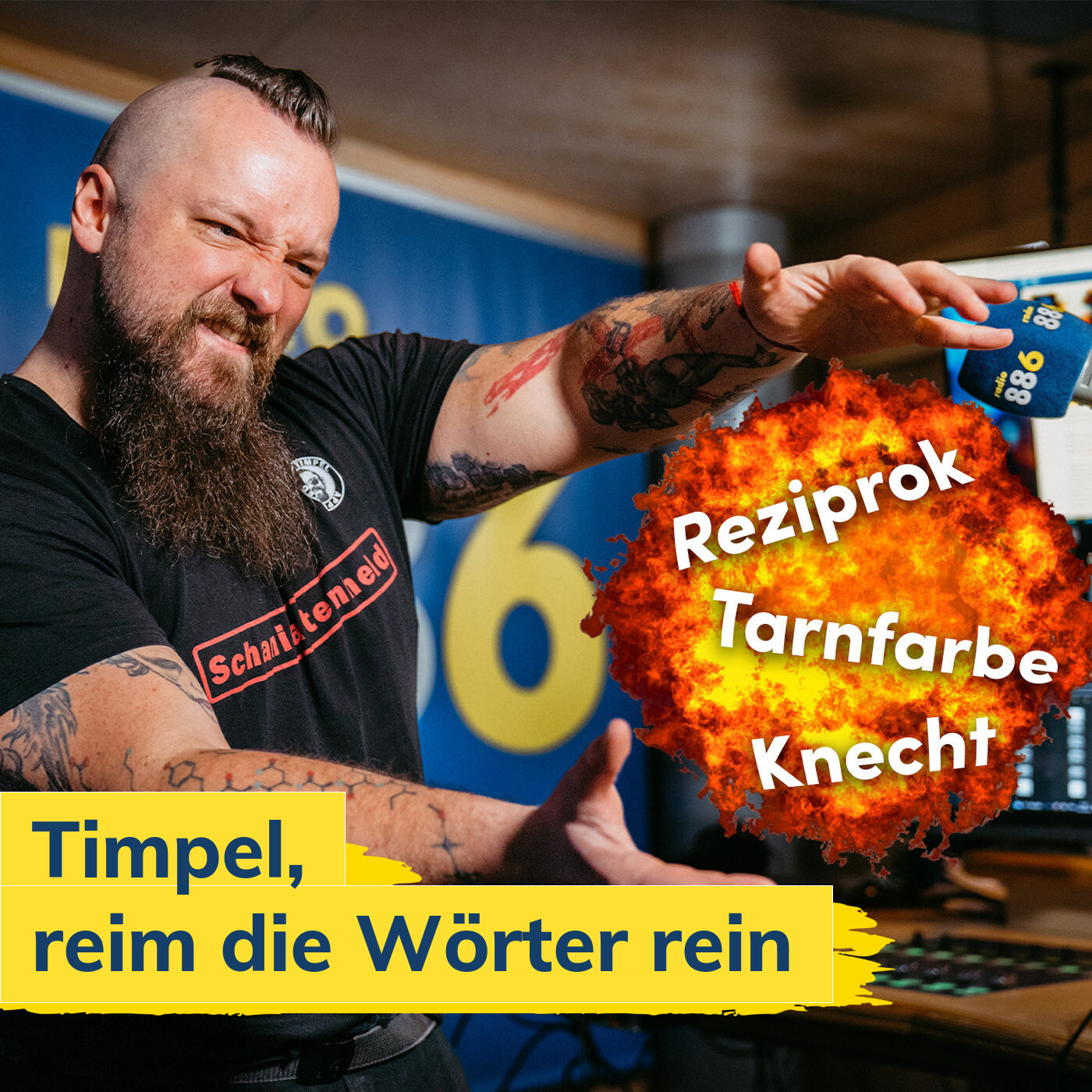 Timpel, reim die Wörter rein